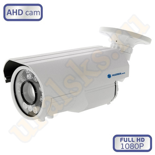 MT-CW1080AHD80VSN (5-50mm) Цветная 2.0MP Analog HD 1080P, уличная, цилиндрическая камера с ИК подсветкой M100425