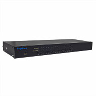 Переключатель KVM NR-MK116C, 19" rackmount, 1U, PS/2&USB, 16 портов, слот для IP модуля, Negorack