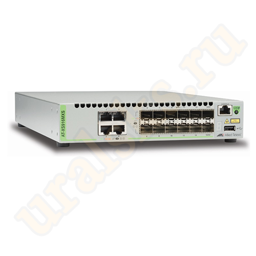 AT-XS916MXS-50 Коммутатор 12x SFP+, 4x 10/100/1000/10G-T, Intelligent Switch, STK, EU Power Cord