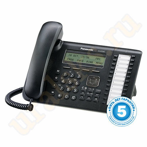 KX-NT543RU-B Системный телефон (IP) Panasonic