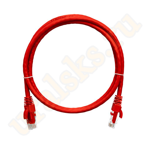 NMC-PC4UE55B-003-C-RD Коммутационный шнур NIKOMAX, U/UTP, категории 6, LSZH, 0,3м, красный