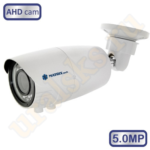 MT-CW5.0AHD40VKN (2,8-12mm) Цветная 4.0MP/5.0MP, уличная, цилиндрическая камера с ИК подсветкой M100688