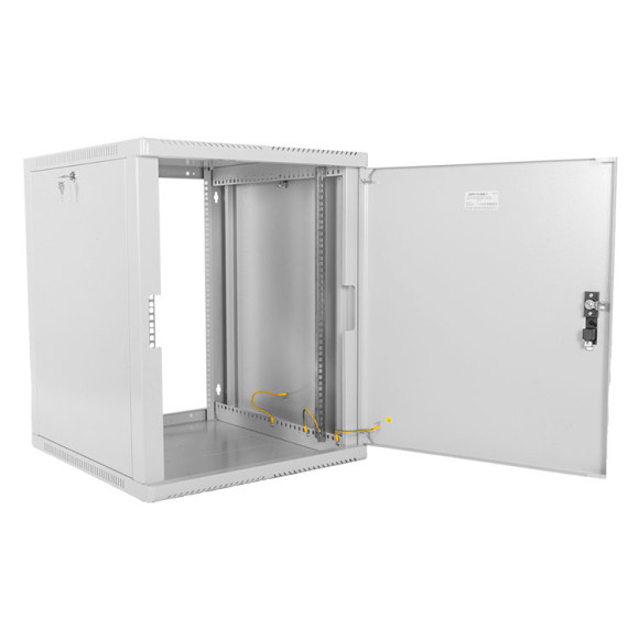 ШРН-12.500.1 Шкаф телекоммуникационный настенный сварной 12U (600x530) съёмные стенки, дверь металл