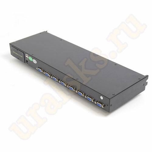 Переключатель KVM NR-MK8C,1U, PS/2&USB, 8 портов, Negorack