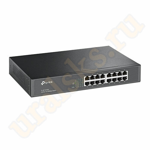 TL-SF1016DS 16-портовый Fast Ethernet настольный/монтируемый в стойку коммутатор