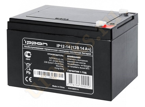 IPPON IP12-14 12В, 14Ач Аккумуляторная батарея для ИБП