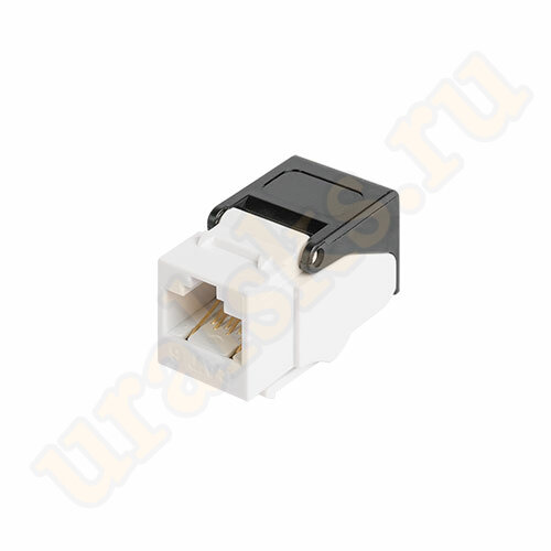 NMC-KJUE2-NT-WT Модуль-вставка NIKOMAX типа Keystone, Кат.6, самозажимной, T568A/B, UTP, белый