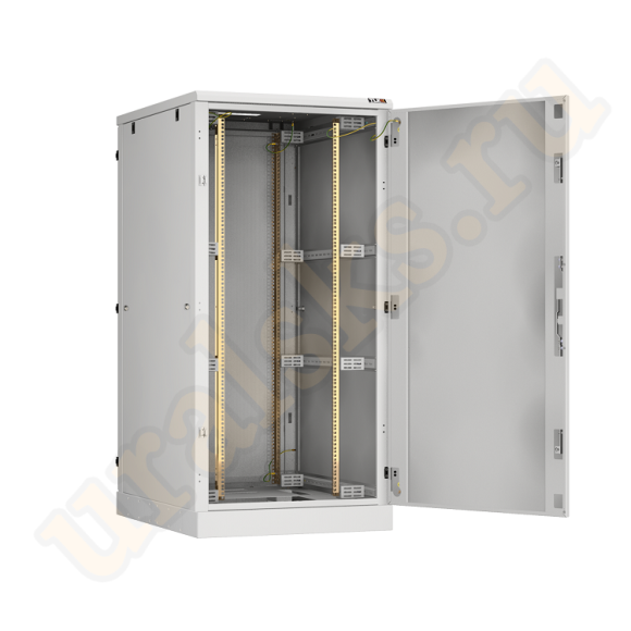 TFA-338010-MMMM-GY Напольный шкаф 19", 33U, металлические двери и боковые стенки Ш800хВ1660хГ1000мм, в разобранном виде, серый