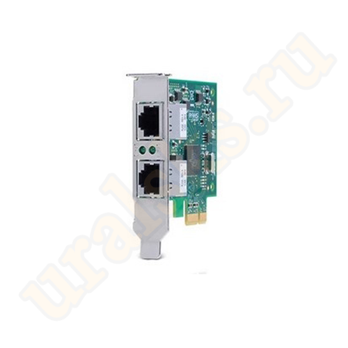 AT-2911T/2-901 Сетевая карта PCI-Express Dual Port Adapter: 2x 10km 1000TX