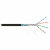 NKL 4701B-BK Кабель NIKOLAN F/UTP, 4 пары, Кат.5e, 24 AWG,внешний, PE, 100м (EOL)