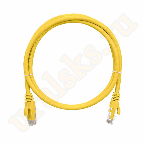 NMC-PC4UE55B-003-C-YL Коммутационный шнур NIKOMAX, U/UTP, категории 6, LSZH, 0,3м, желтый