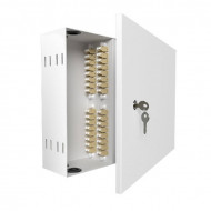 Оптический настенный кросс 32 порта 2LC/PC 62,5/125 (OM2) укомплектованный Оптический настенный кросс 32 порта 2LC/PC 62,5/125 (OM2) укомплектованный