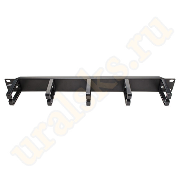 DR-4401 Организатор кабельный Datarex 19", 1U, с пластиковыми кольцами, черный