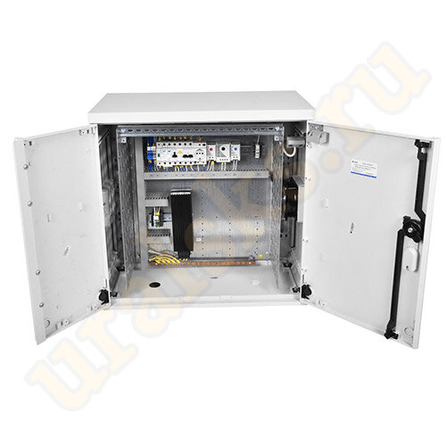 Шкаф ШТВ-НП-15.6.3-8ААА уличный всепогодный настенный 15U (Ш600xГ300), полиэстер, дверь двухстворчатая