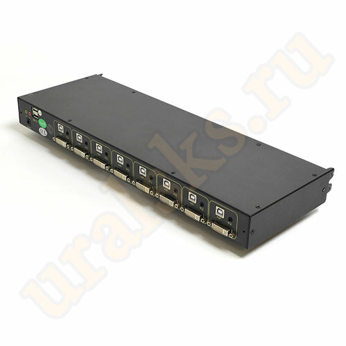 Переключатель KVM NR-MK8D,1U, PS/2&USB, 8 портов, Negorack