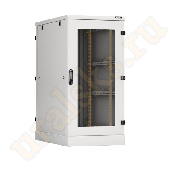 TFA-338080-GMMM-GY	Напольный шкаф 19", 33U, стеклянная дверь, боковые цельнометаллические стенки и задняя дверь Ш800хВ1660хГ800мм, в разобранном виде, серый