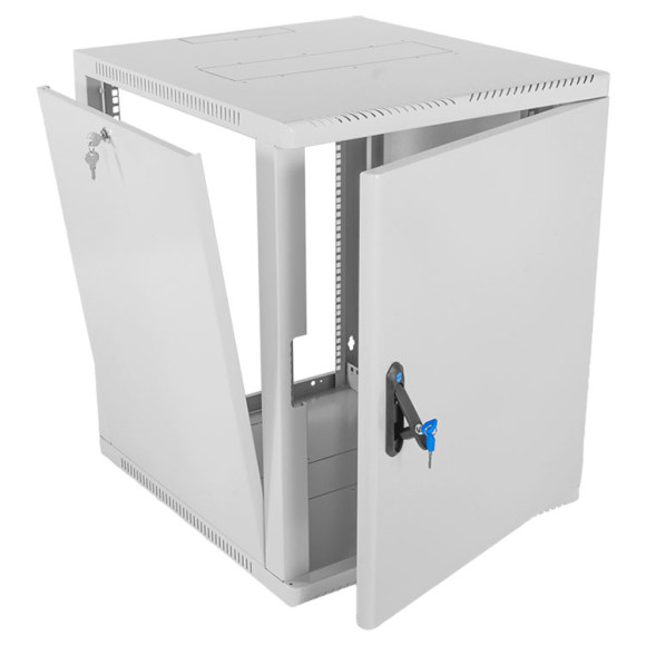 ШРН-15.500.1 Шкаф телекоммуникационный настенный сварной 15U (600x530) съёмные стенки, дверь металл