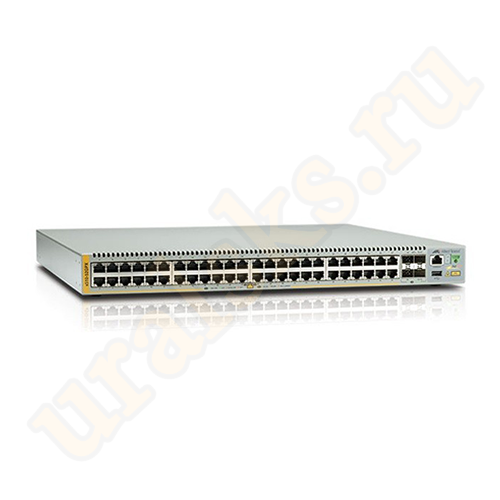 AT-x510L-52GT-50 Коммутатор Stackable Gigabit Edge Switch with 48 x 10/100/1000T, 4 x 1G SFP uplinks. Requires licenses to enable 10G uplink