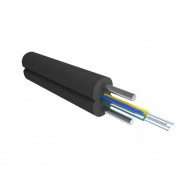 FTTH Кабель оптический на 4 волокна G652, два силовых стальных прутка