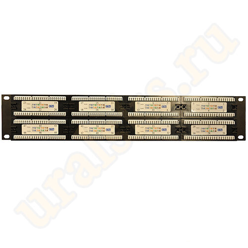 WT-2029B-KR-48 ports Патч-панель 19", 48 портов RJ-45, кат.5e, Krone IDC WT-2029B-KR-48 ports Патч-панель 19", 48 портов RJ-45, кат.5e, Krone IDC