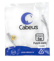 Cabeus PC-UTP-RJ45-Cat.5e-0.3m Патч-корд UTP, категория 5e, 0.3 м, неэкранированный, серый Cabeus PC-UTP-RJ45-Cat.5e-0.3m Патч-корд UTP, категория 5e, 0.3 м, неэкранированный, серый