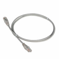 Патч-корд TWT RJ45 - RJ45, 4 пары, UTP, с заливными колпачками, категория 5е, 2 м, серый Патч-корд TWT RJ45 - RJ45, 4 пары, UTP, с заливными колпачками, категория 5е, 2 м, серый