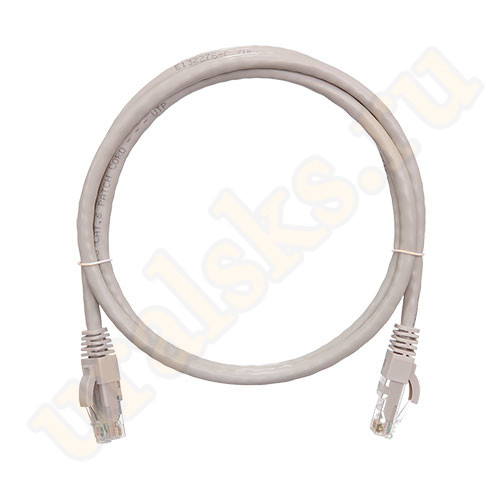 NMC-PC4UE55B-003-GY Коммутационный шнур NIKOMAX, U/UTP, категории 6, PVC, 0,3м, серый