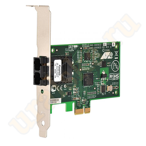AT-2712FX/SC-901 Сетевая карта Secure, PCI-e (x1) Fast Ethernet Fiber (SC) Adapter, includes both standard and low profile brackets; single pack