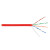NKL 9100C-RD Кабель NIKOLAN U/UTP, 4 пары, Кат.5e, 24 AWG, внутренний, LSZH, 305м