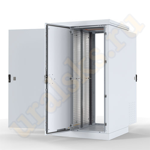 ШТВ-2-18.10.9-43А3 Шкаф уличный всепогодный напольный 18U (Ш1000 × Г900) с электроотсеком, три двери ШТВ-2-18.10.9-43А3 Шкаф уличный всепогодный напольный 18U (Ш1000 × Г900) с электроотсеком, три двери