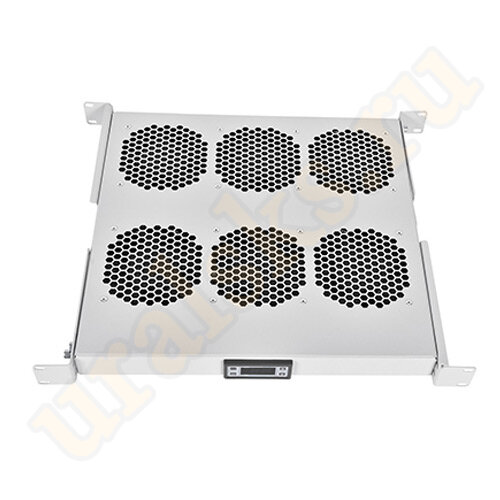 R-FAN-6K-1U Модуль вентиляторный 19" 1U, 6 вентиляторов, регул. глубина 390-750 мм с контроллером