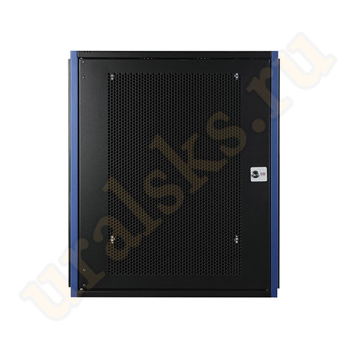 DR-620321 Настенный шкаф 19", 15U 600х600, дверь перфорация, черный