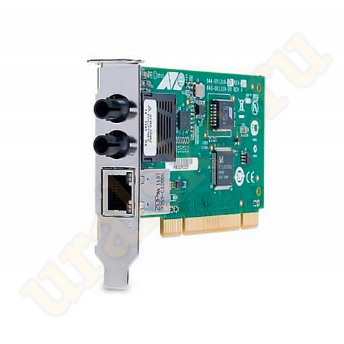 AT-2701FXa/ST-001 Сетевая карта 32 bit 100Mbps Fast Ethernet Fiber Adapter Card; ST connector; includes both standard and low profile brackets; Single pack