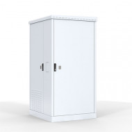 Шкаф уличный всепогодный напольный 24U (Ш1000 × Г900) с электроотсеком, три двери Шкаф уличный всепогодный напольный 24U (Ш1000 × Г900) с электроотсеком, три двери