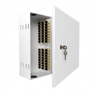 Настенный многомодовый кросс 48 портов SС/PC 62,5/125 (OM1) укомплектованный Настенный многомодовый кросс 48 портов SС/PC 62,5/125 (OM1) укомплектованный