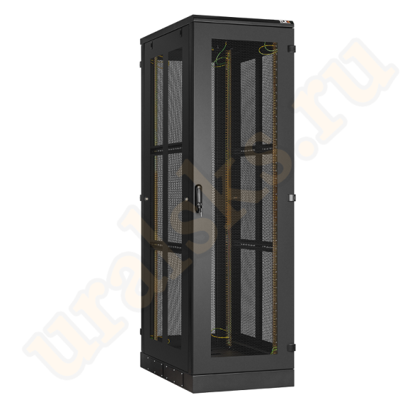 TFA-336010-PPPP-BK Напольный шкаф 19", 33U, перфорированная передняя, задняя дверь и боковые стенки Ш600хВ1660хГ1000мм, в разобранном виде, черный
