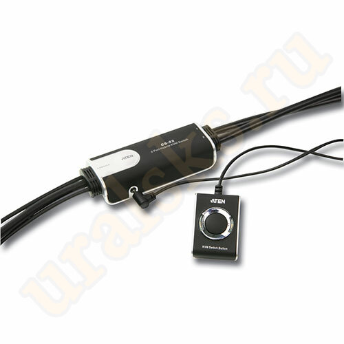 CS52-A7 KVM Переключатель 2-портовый VGA, USB, PS/2 CS52-A7 KVM Переключатель 2-портовый VGA, USB, PS/2