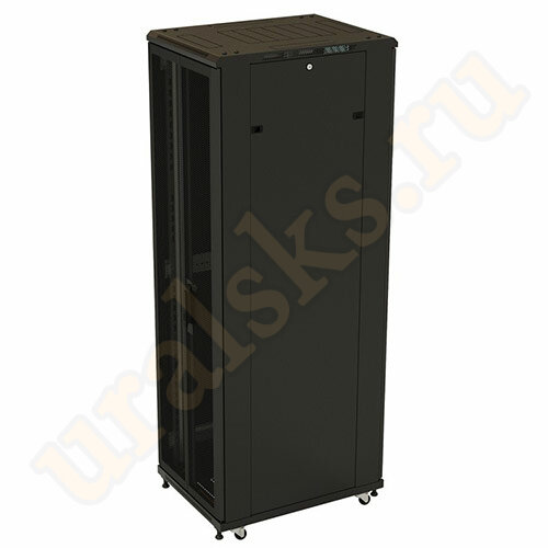 Шкаф TTB-4788-DD-RAL9004 напольный 19", 47U, 2277x800х800 мм, передняя и задняя распашные перфорированные двери (75%) Шкаф TTB-4788-DD-RAL9004 напольный 19", 47U, 2277x800х800 мм, передняя и задняя распашные перфорированные двери (75%)