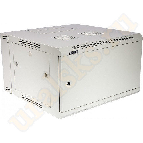TWT-CBW3M-6U-6x6-GY Шкаф настенный Pro, 3-секционный, 6U 600x600, металлическая дверь
