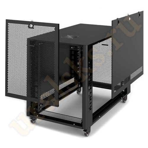 MR 6812.933 Шкаф напольный 12U SYSMATRIX MR (600x800мм) дверь перфорированная