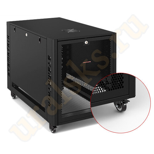 MR 6812.933 Шкаф напольный 12U SYSMATRIX MR (600x800мм) дверь перфорированная