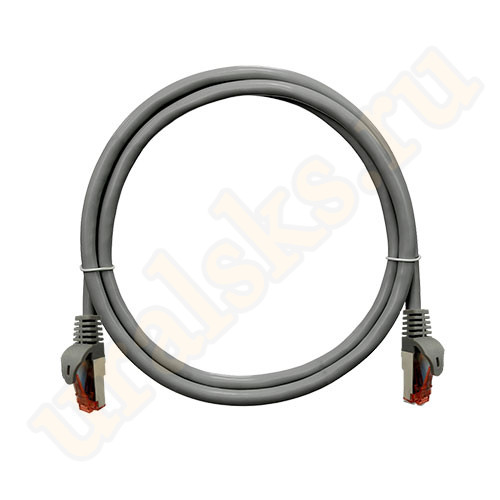 NMC-PC4SA55B-100-C-GY Коммутационный шнур NIKOMAX экранированный, категории 6А, LSZH, 10м