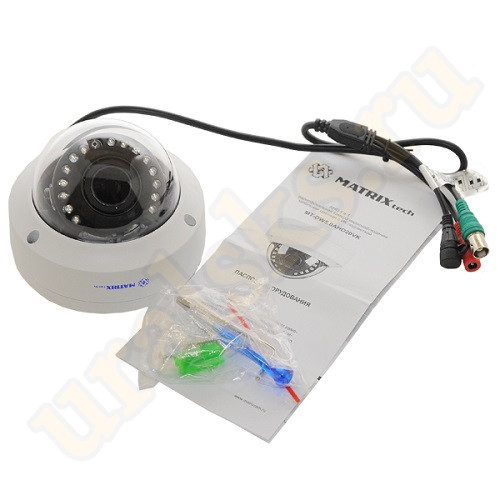 MT-DW5.0AHD20VKN (2,8-12mm) Цветная 4.0MP/5.0MP, внутренняя, купольная камера с ИК подсветкой M130750 MT-DW5.0AHD20VKN (2,8-12mm) Цветная 4.0MP/5.0MP, внутренняя, купольная камера с ИК подсветкой M130750