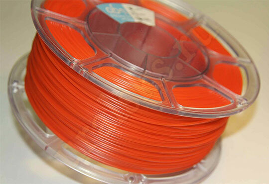 PET-g Пластик для 3Д печати, Оранжевый флуоресцентный 1.75мм