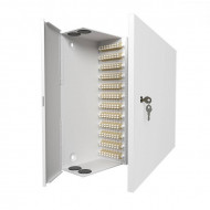 Настенный оптический кросс на 96 портов 2LC/PC 62,5/125 (OM1) укомплектованный Настенный оптический кросс на 96 портов 2LC/PC 62,5/125 (OM1) укомплектованный