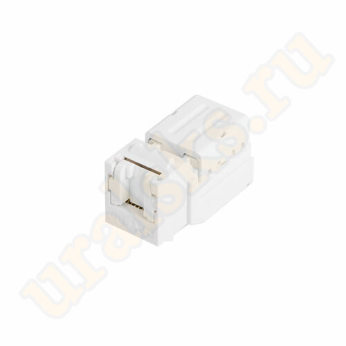 NMC-KJUD2-ST-WT Модуль-вставка NIKOMAX типа Keystone, Кат.5е, FT-TOOL/110/KRONE, со шторкой, белый