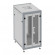 SL 6815.744 Шкаф монтажный телекоммуникационный 19" напольный 15U 600x800x800mm (ШхГхВ) передняя дверь двухстворчатая перфорированная, задняя дверь двухстворчатая перфорированная, поворотная ручка с замком