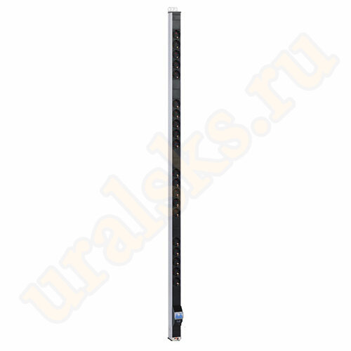 Вертикальный блок розеток R-16-20S-A-1420-K с авт. 16А, 20 Schuko, 16A, алюм., 33-48U, колодка