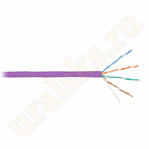 NKL 4100C-VL Кабель NIKOLAN U/UTP, 4 пары, Кат.5e, 24 AWG, внутренний, LSZH, 305м