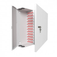 Настенный оптический кросс на 96 портов FС/PC 62,5/125 (OM1) укомплектованный Настенный оптический кросс на 96 портов FС/PC 62,5/125 (OM1) укомплектованный